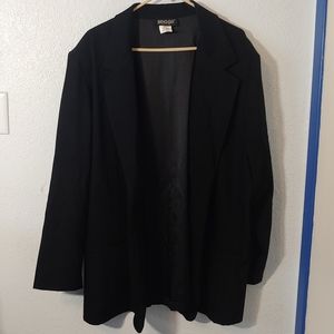 Briggs New York Black Blazer Plus Size